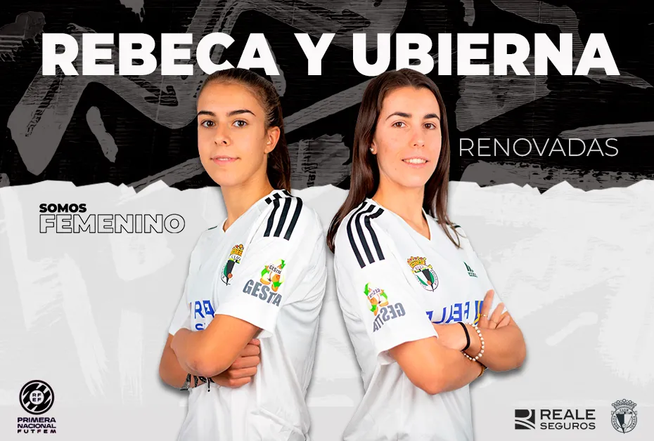Fútbol Burgos: El Burgos CFF renueva a las burgalesas Laura Ubierna y Rebeca Cuesta