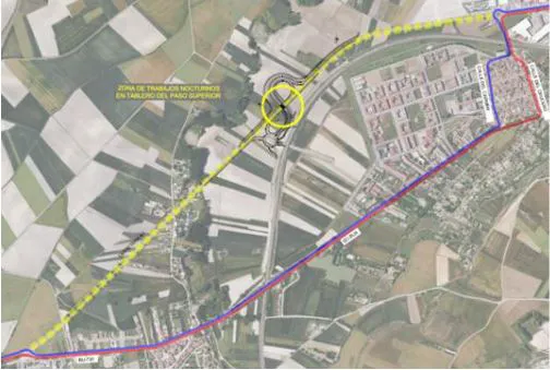 Miranda Burgos: Afectación al tráfico en la carretera N-1 por las obras de supresión de un paso a nivel que Mitma ejecuta en Miranda de Ebro