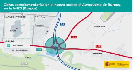 Destinan 1,2 millones de euros para mejorar la rotonda de acceso al aeropuerto