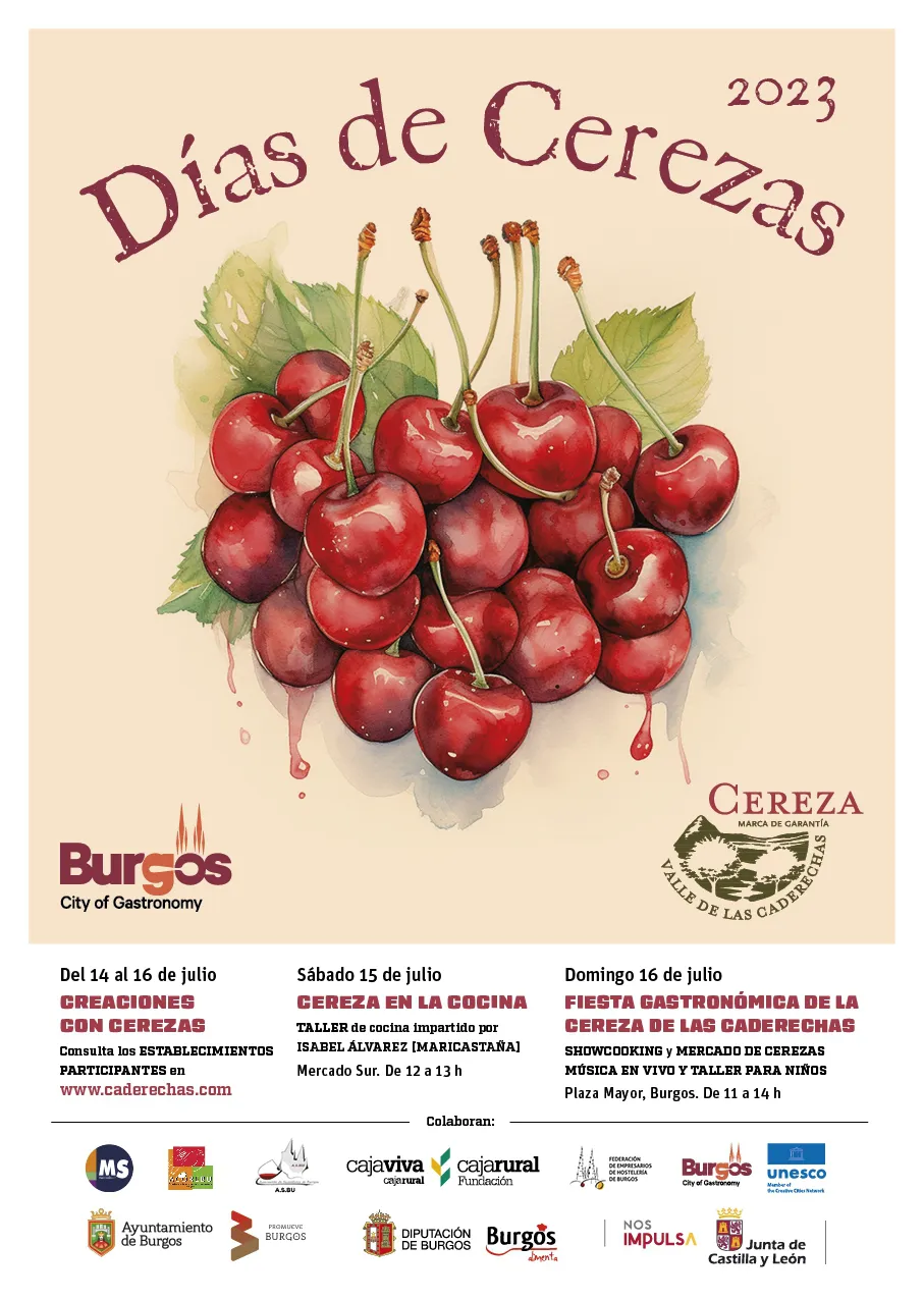 Burgos celebra este fin de semana el evento ‘Días de cerezas’