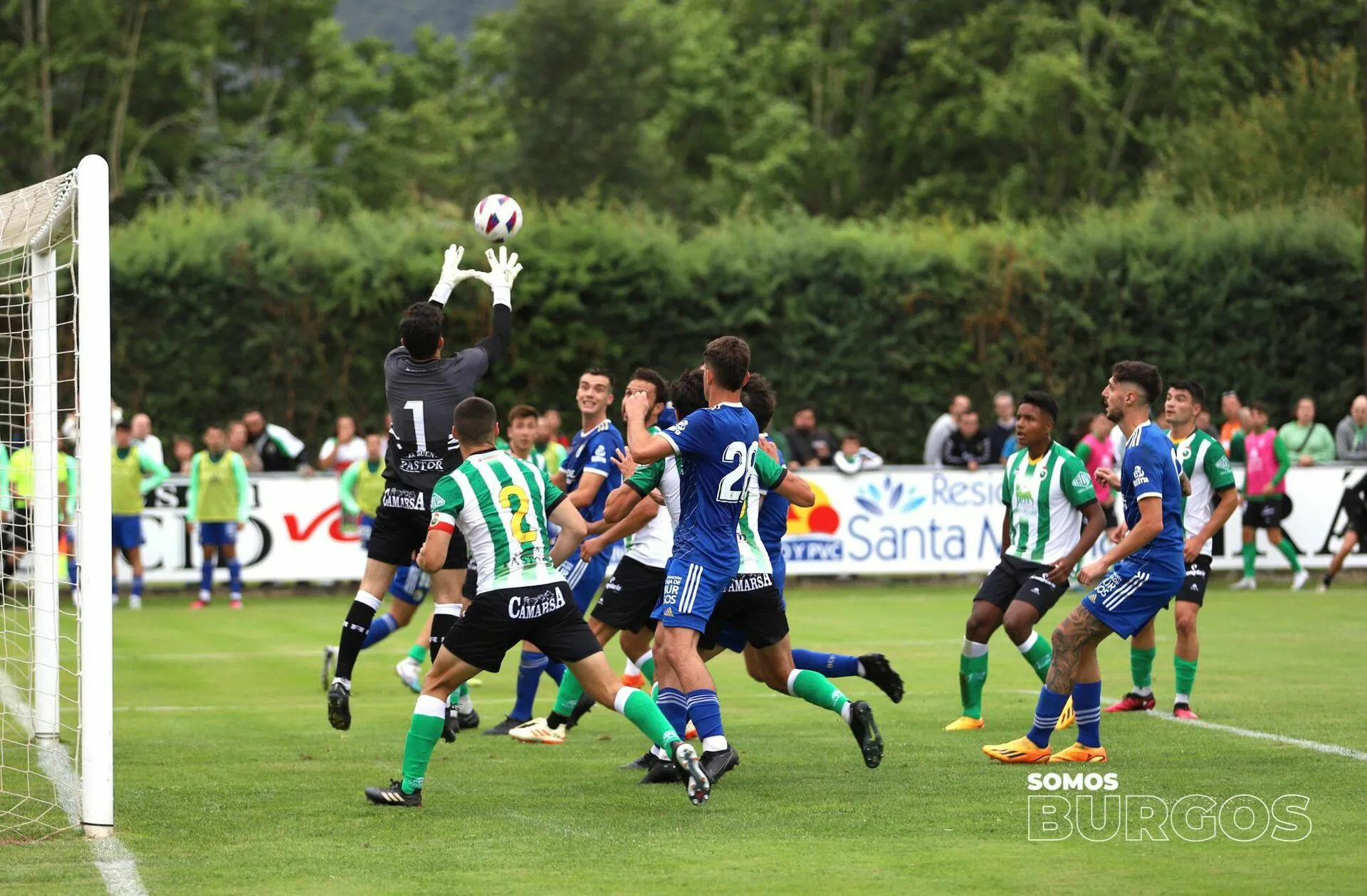 Fútbol Burgos: Estreno de pretemporada sin goles en El Soto