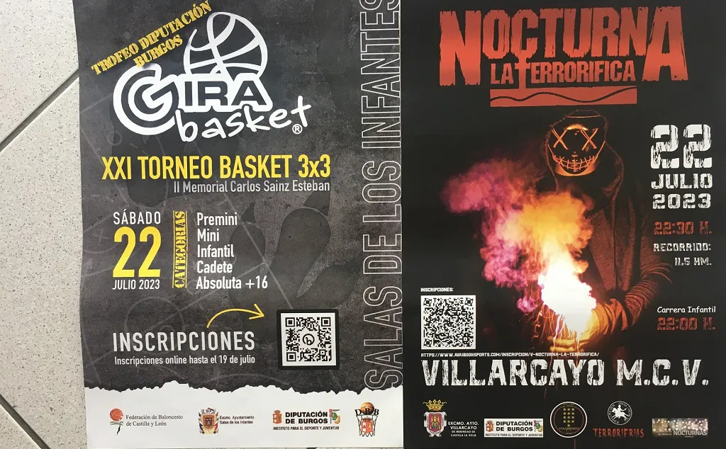 Sábado deportivo en Villarcayo y Salas de los Infantes
