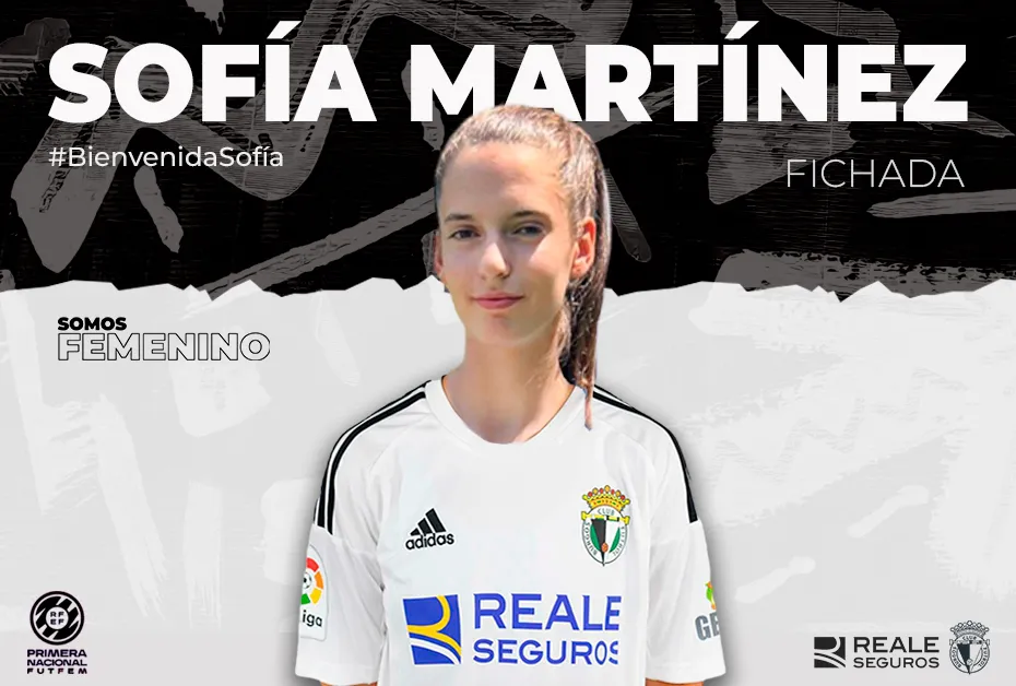 Fútbol Burgos: Sofía Martínez, nueva incorporación para el Burgos Club de Fútbol Femenino