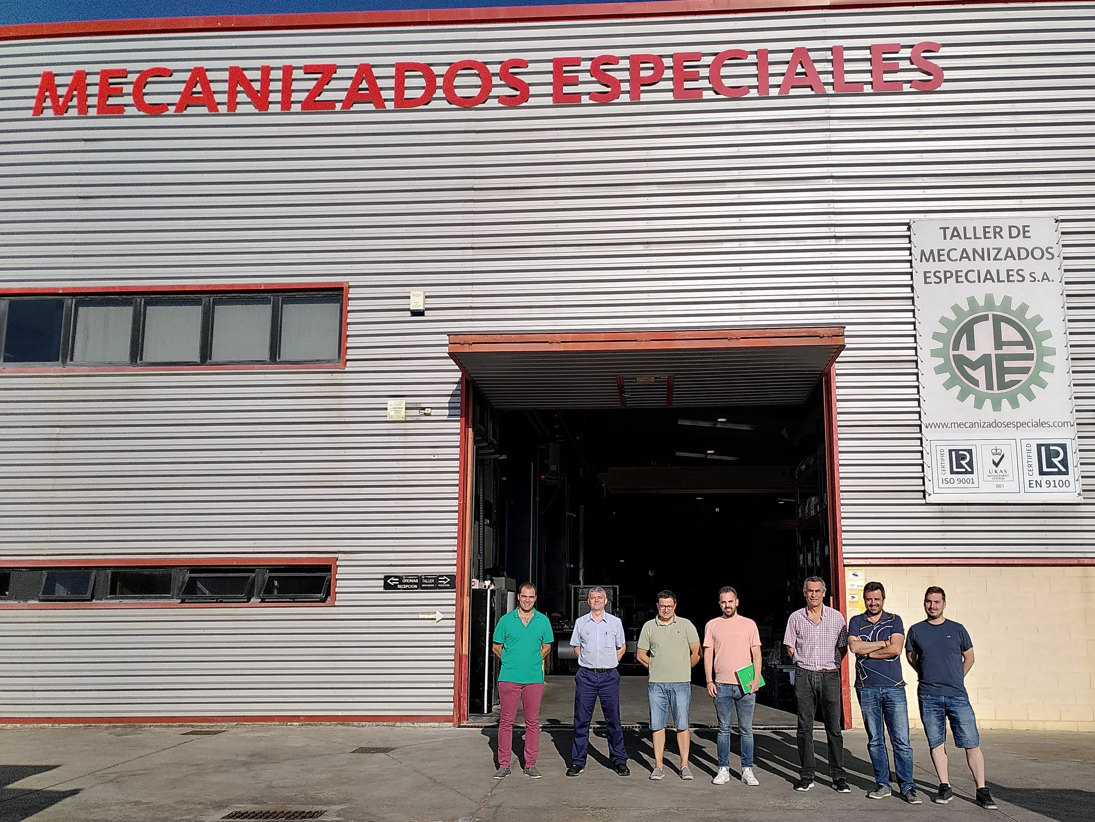 Educación Burgos: Investigadores de la UBU visitan las instalaciones del Grupo Nicolás Correa y Mecanizados Especiales, en el marco del proyecto SmarTaladrine