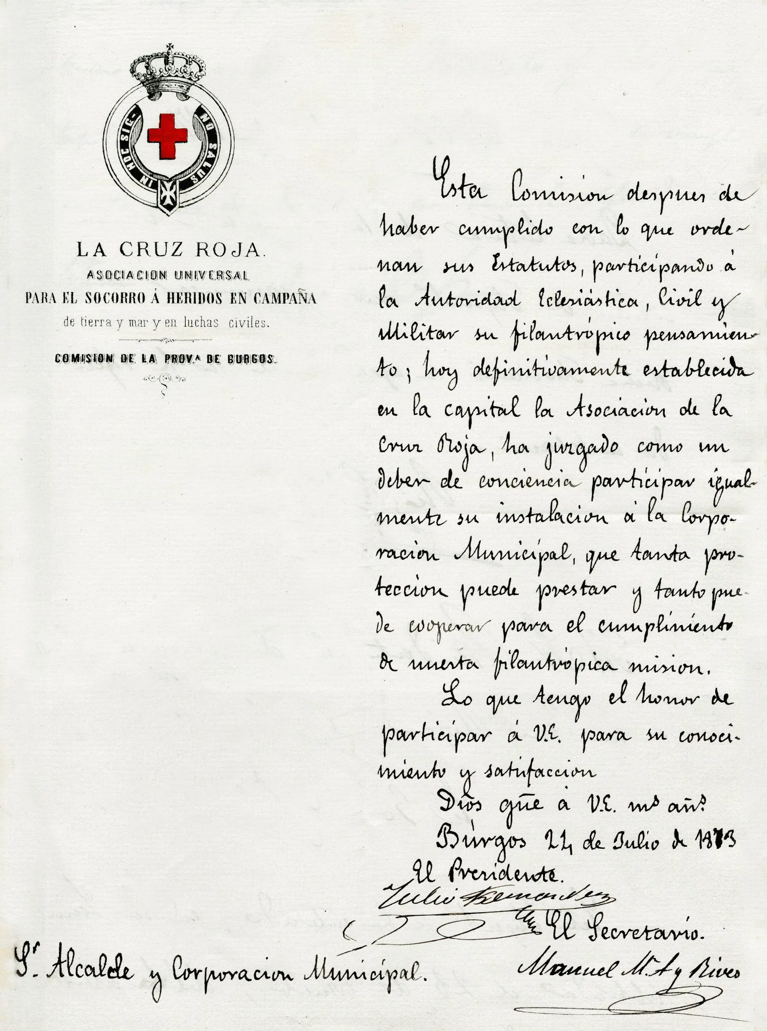 Cruz Roja Burgos cumple 150 años