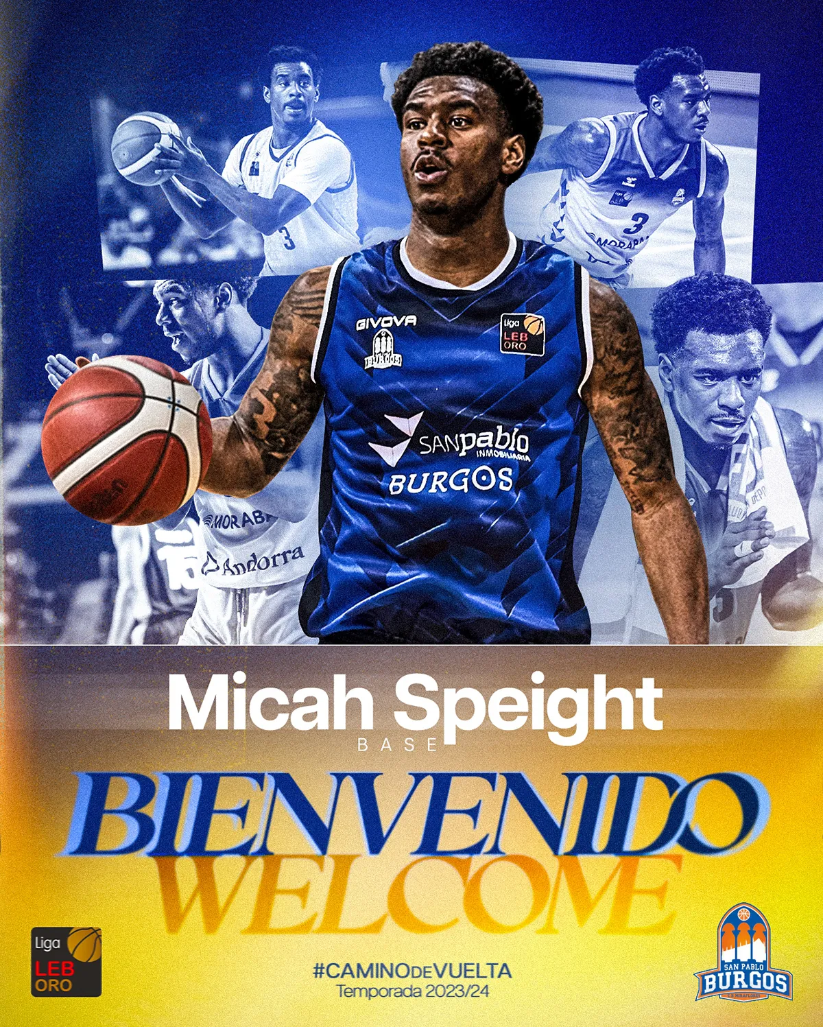 Baloncesto Burgos: Micah Speight, nuevo director de juego para el San Pablo Burgos