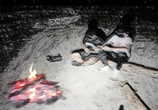Cuatro jóvenes son localizados haciendo una fogata en el Castillo