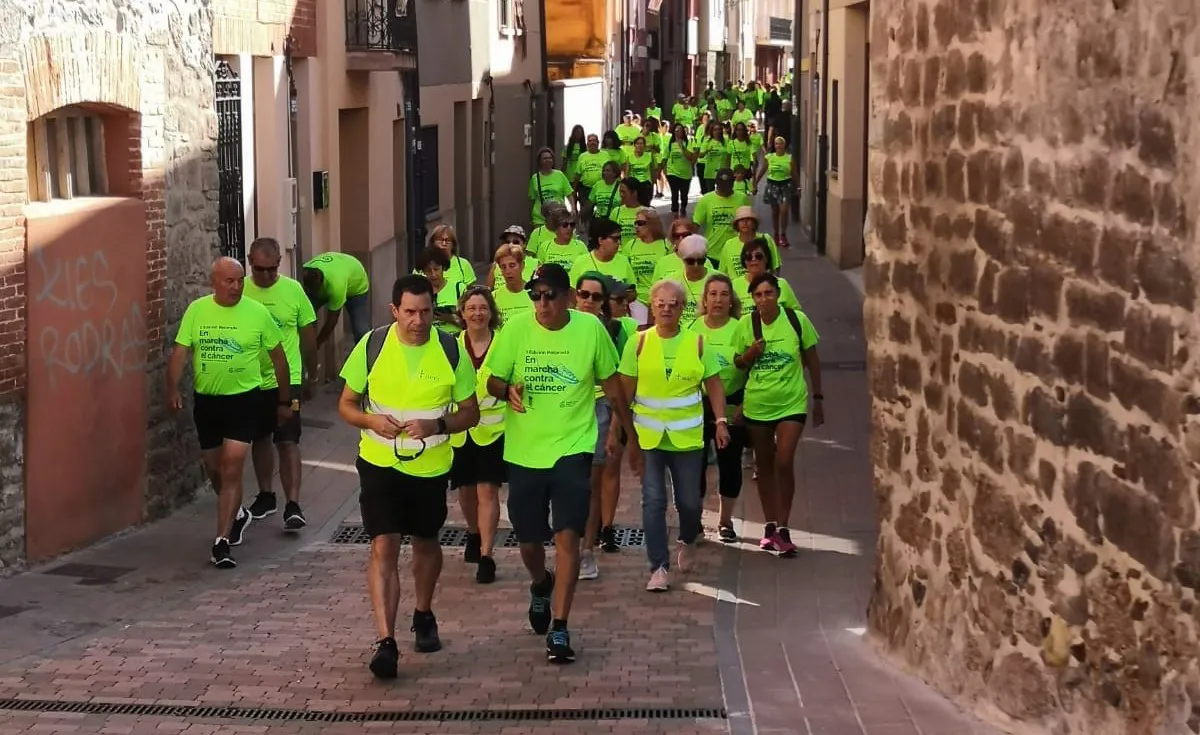 La Asociación Española Contra el Cáncer ha celebrado la II Marcha Belorado contra el cáncer.