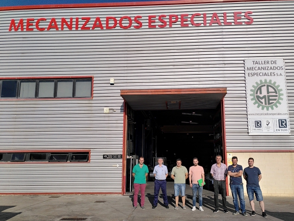 Educación Burgos: Investigadores de la UBU visitan las instalaciones del Grupo Nicolás Correa y Mecanizados Especiales, en el marco del proyecto SmarTaladrine