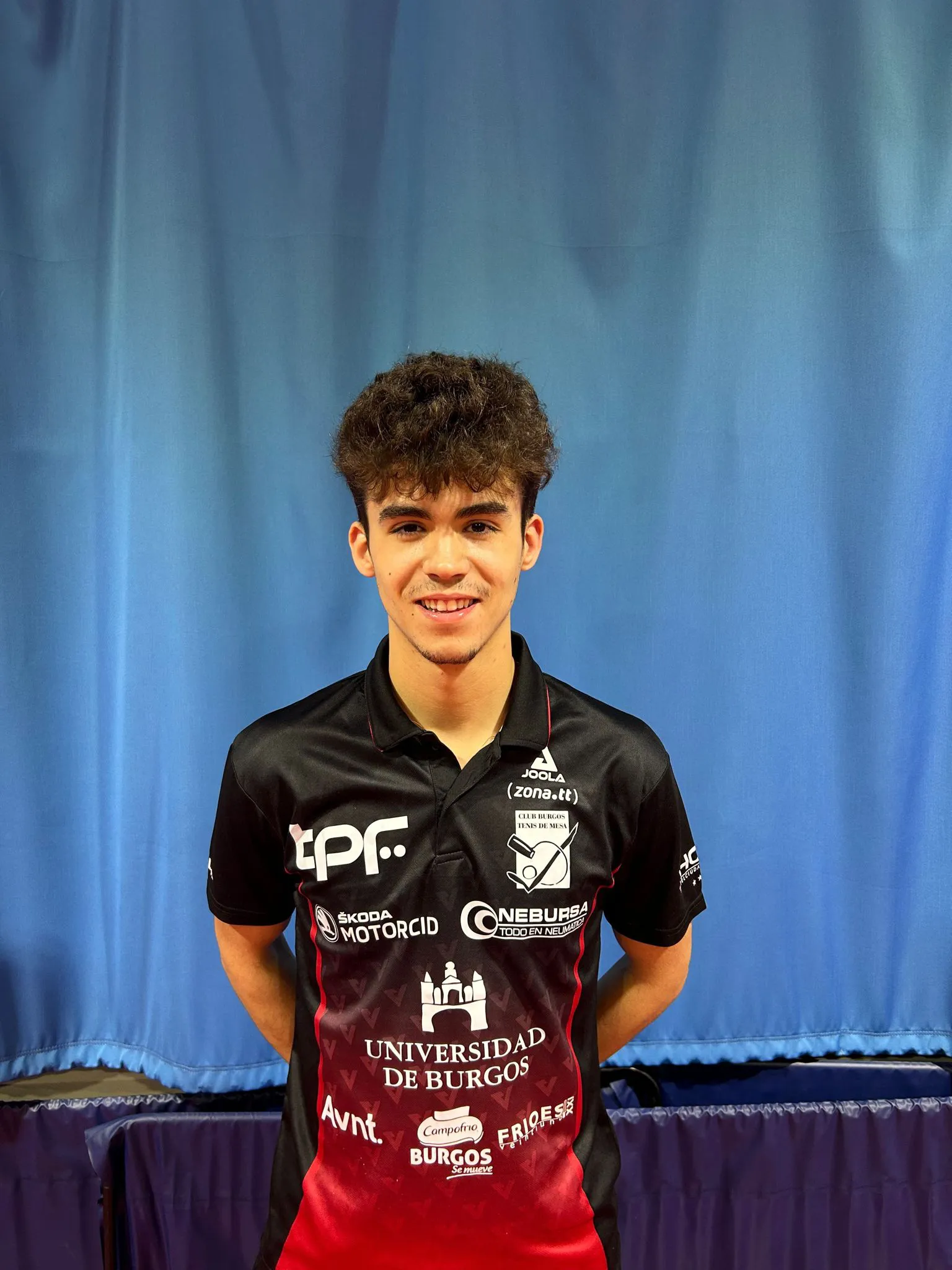 Miguel Ángel Pantoja nueva incorporación para el equipo de tenis de mesa burgalés