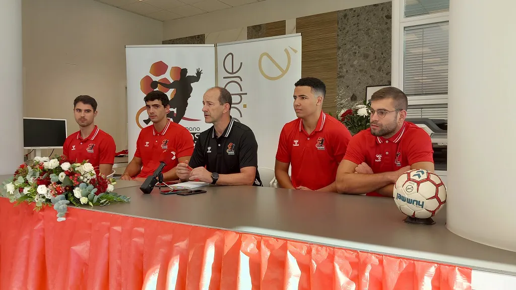 Álex Chan, Espinosa, Javier Domingo y Rabhi, presentados como jugadores del UBU San Pablo Burgos