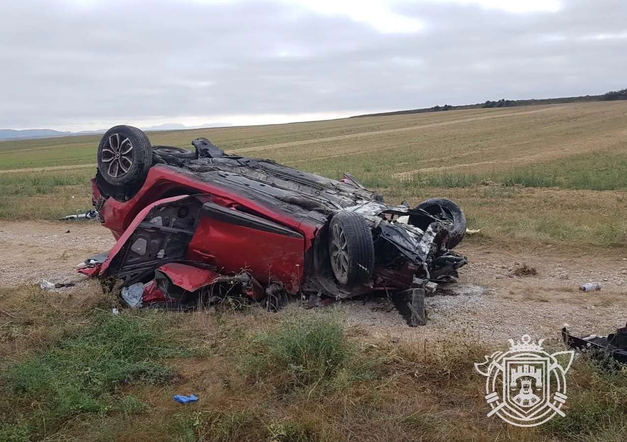 Dos mujeres de 48 y 25 años fallecidas y dos heridos graves en un accidente de tráfico a la altura de Briviesca