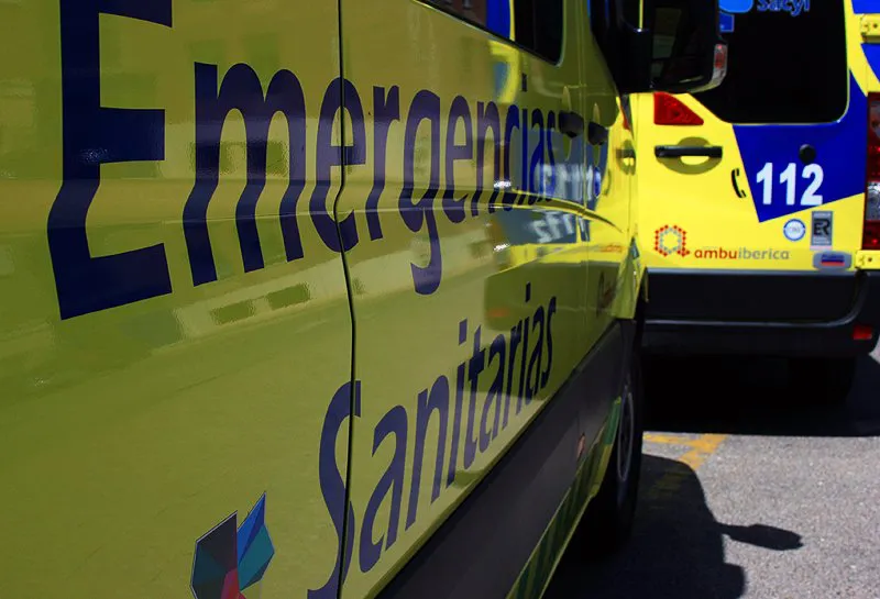 Herida una joven de 22 años en un accidente en la N-623