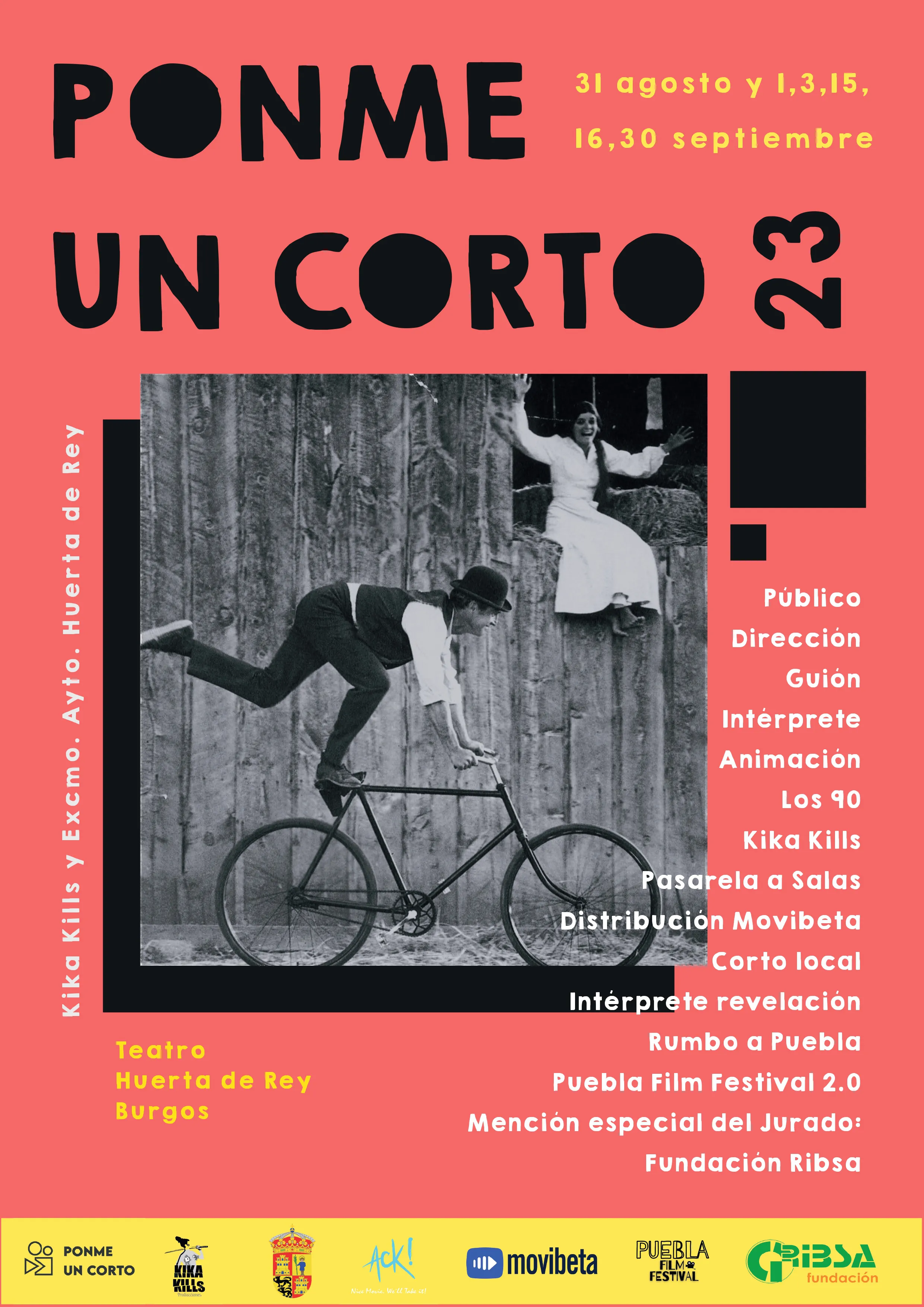 Huerta de Rey acoge su III Festival de Cine: Ponme un Corto’23
