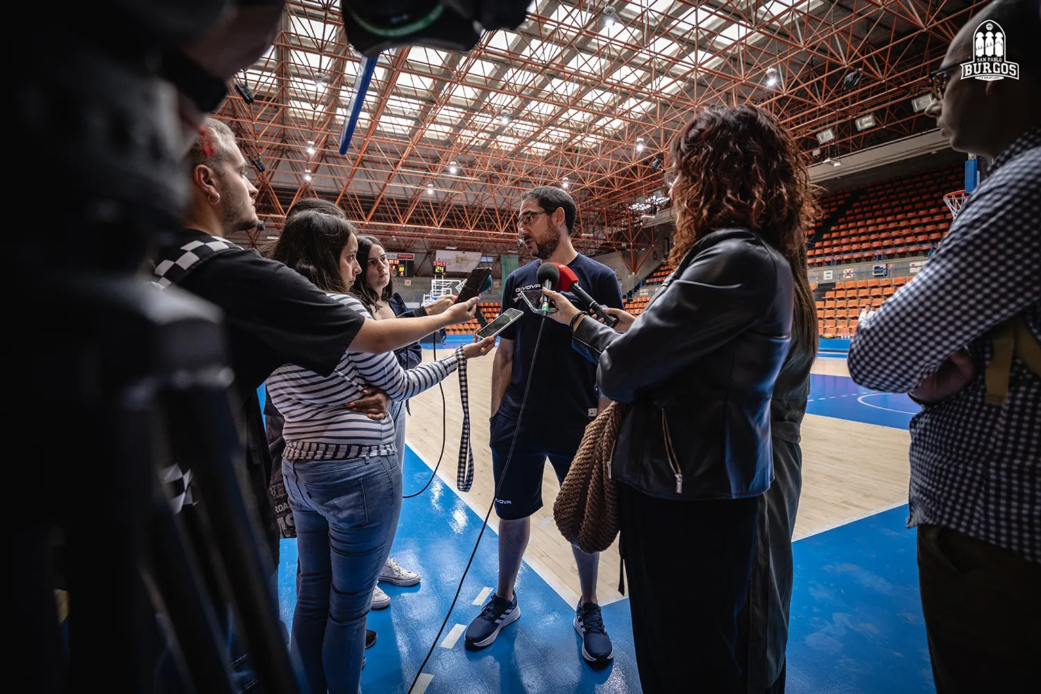 Baloncesto Burgos: Primer día en la cancha para el San Pablo Burgos