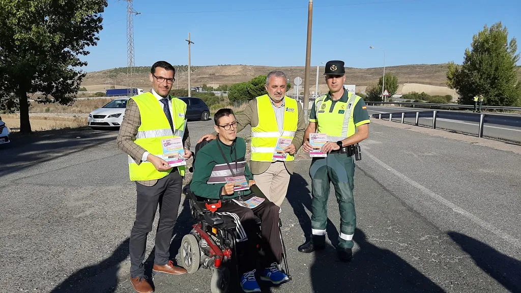 Campaña de control de distracciones en colaboración con ASPAYM
