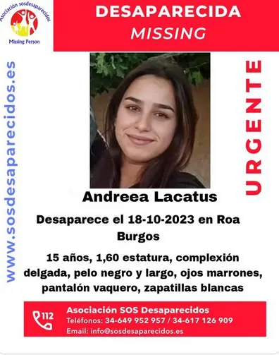 Buscan a una joven de 15 años desaparecida en Roa
