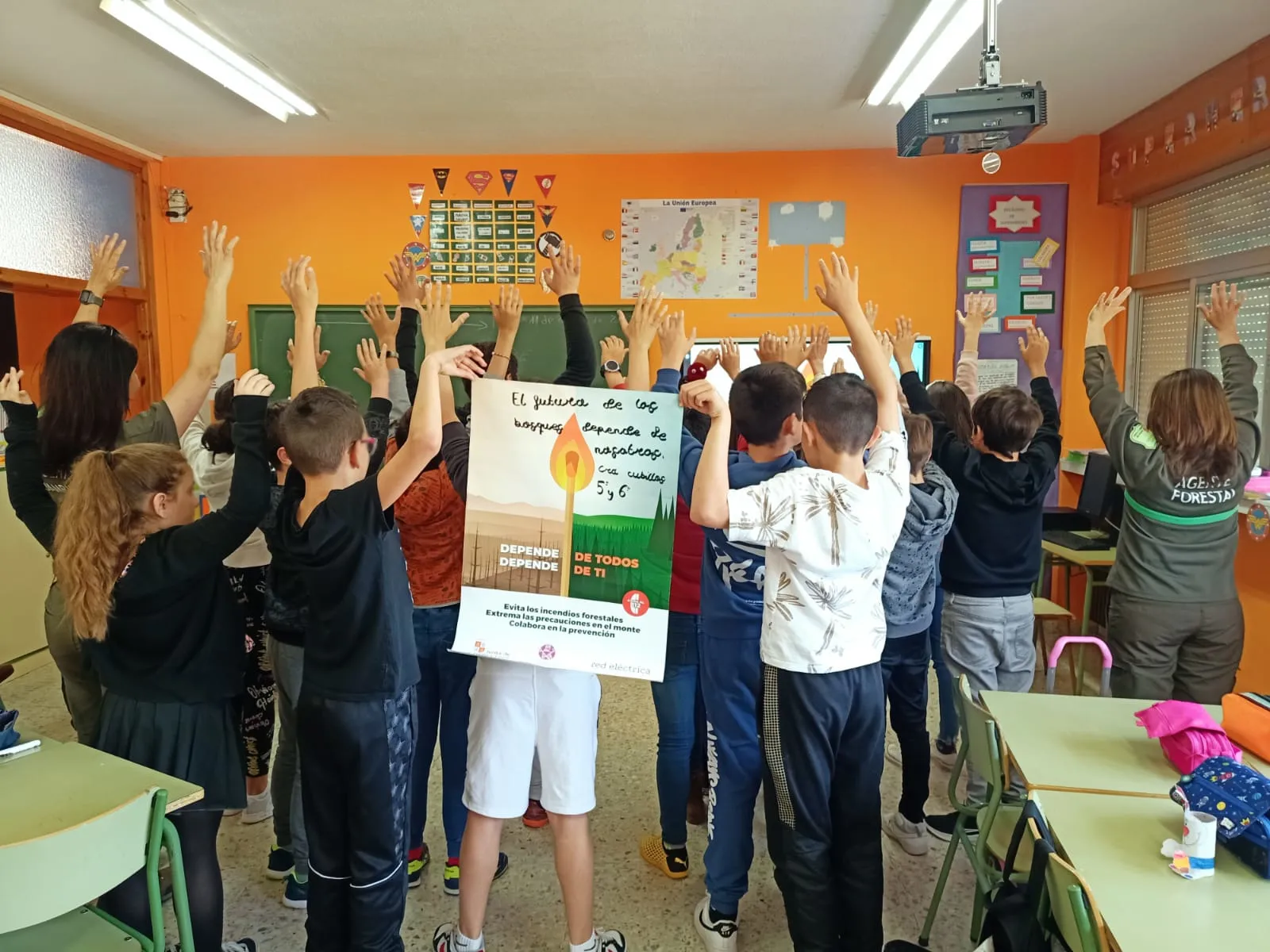 La Junta pone en marcha el programa escolar ‘Depende de todos, depende de ti’ para concienciar desde de las aulas de la importancia de prevenir incendios forestales