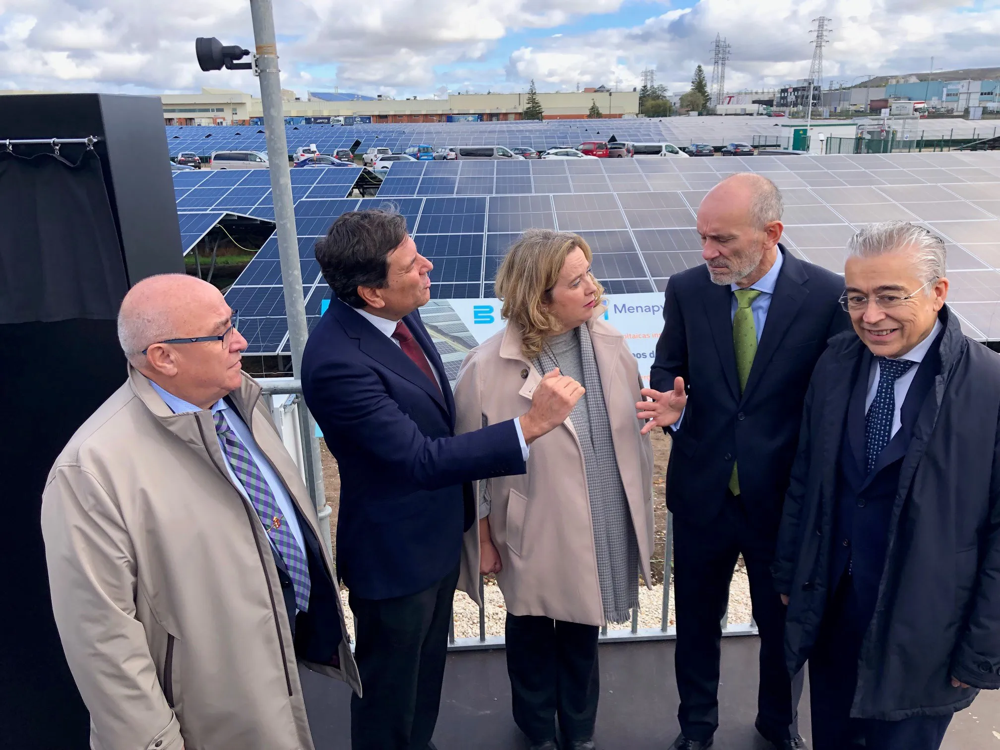 El consejero de Economía participa en la inauguración de las instalaciones fotovoltaicas de Bekaert-Ubisa Burgos