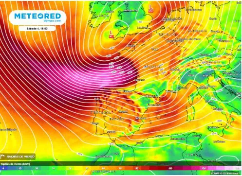 La borrasca de alto impacto Domingos trae otro temporal a Burgos este fin de semana
