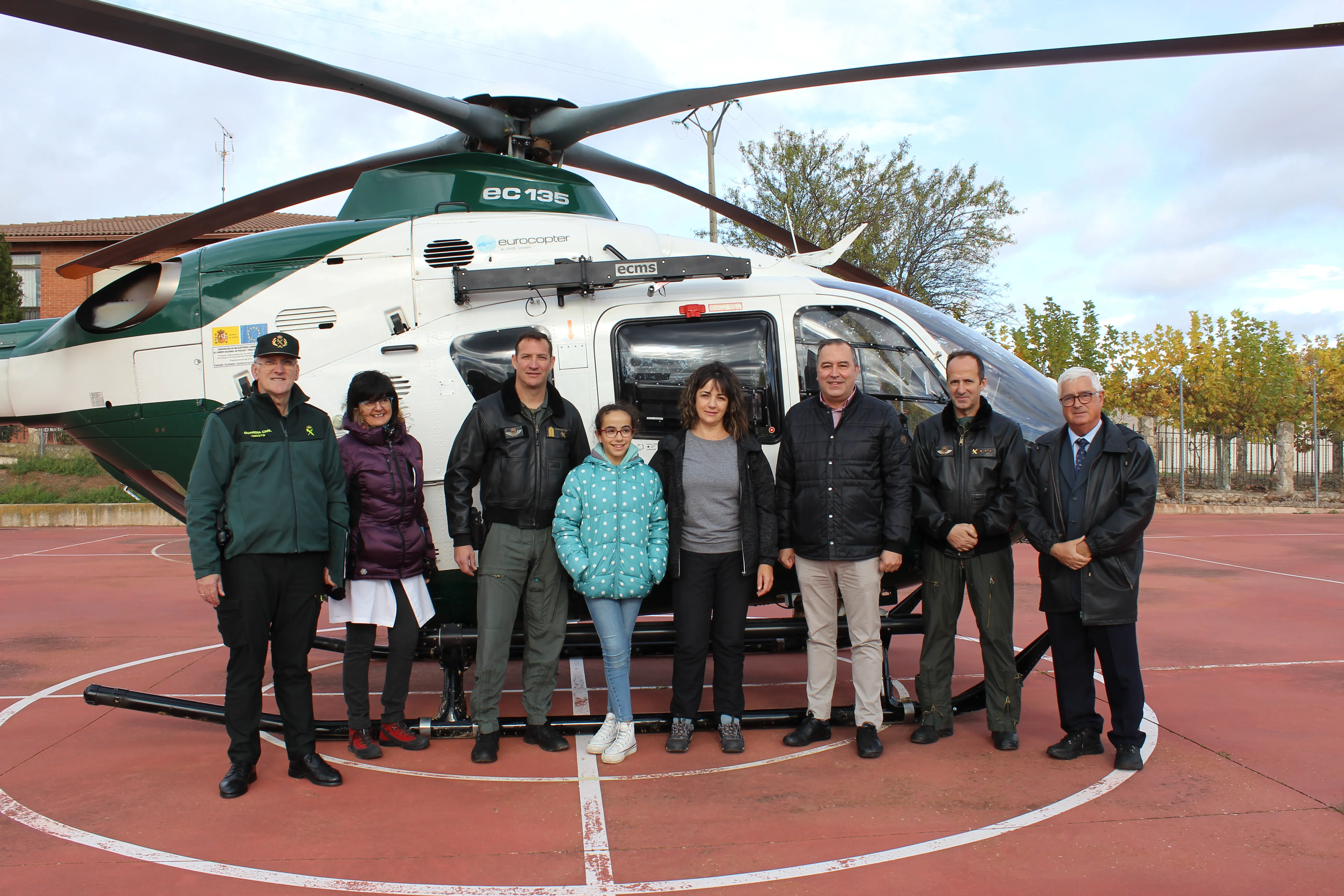 Una burgalesa resulta ganadora del concurso de dibujo ‘50º aniversario del Servicio Aéreo de la Guardia Civil’