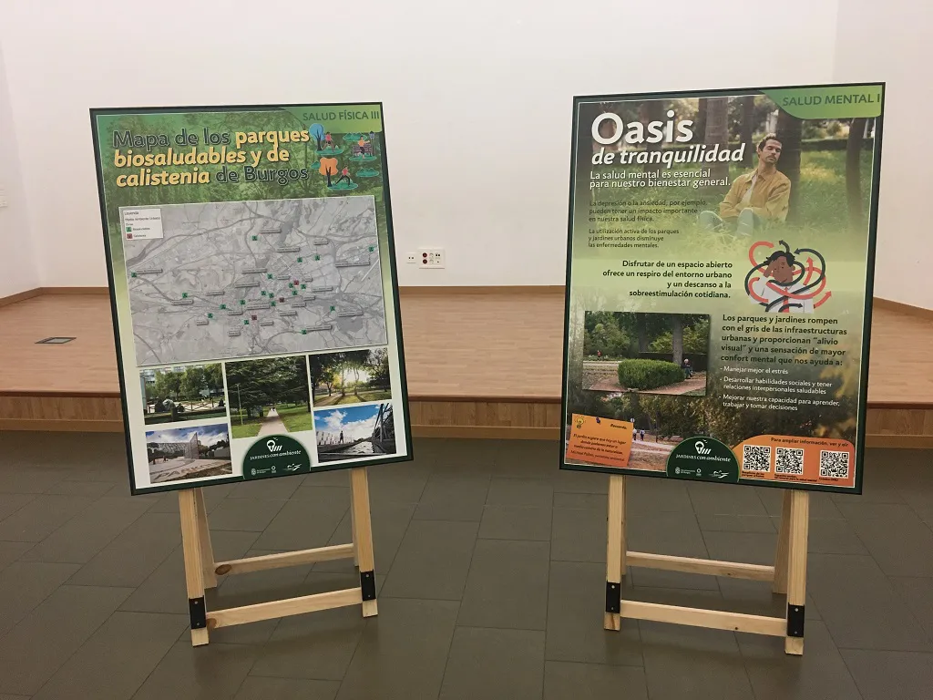 La exposición ‘Jardines para tu salud’ recorrerá los Centros Cívicos de Burgos