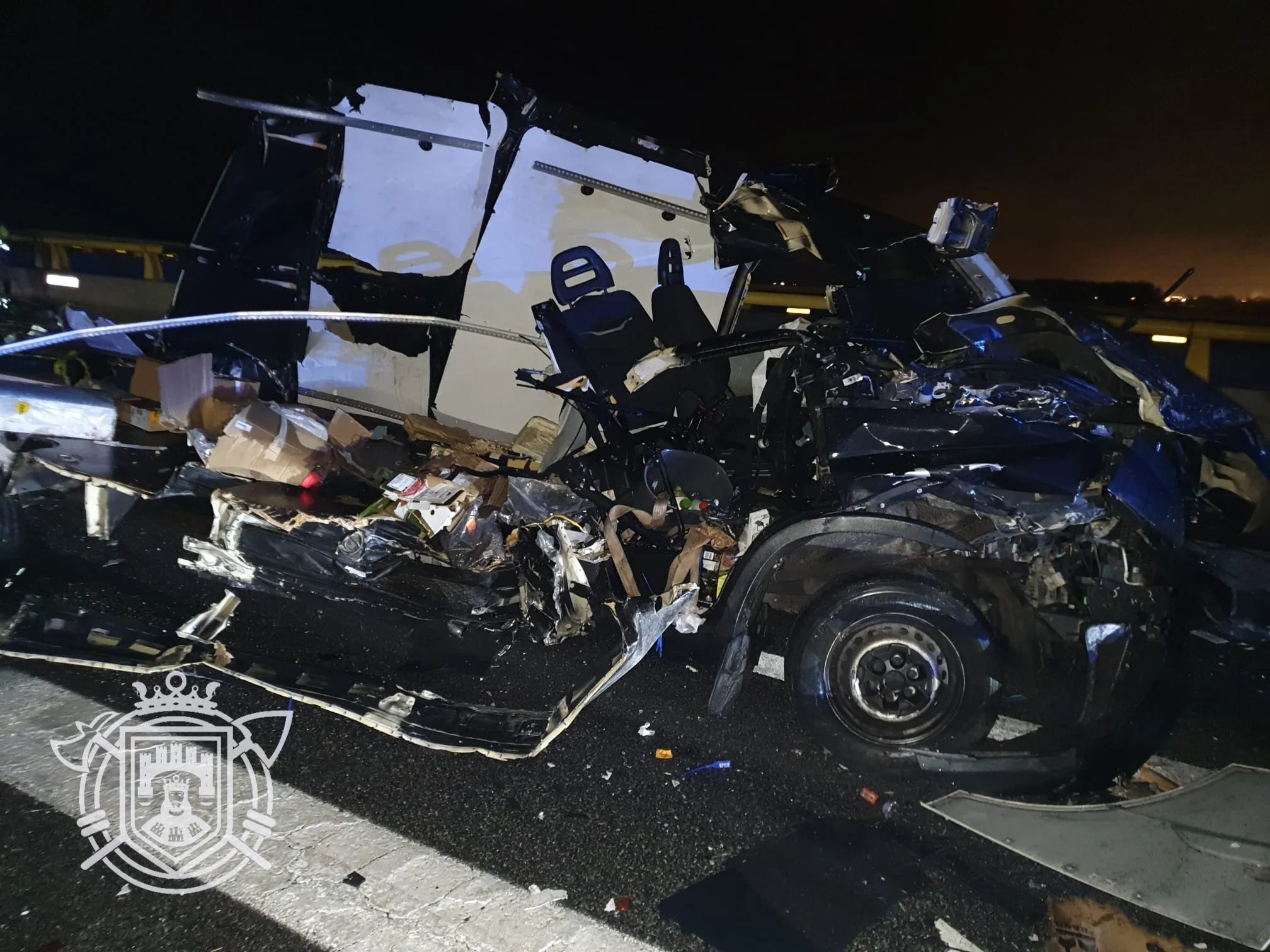 Atendidas cuatro personas en una colisión de tres camiones y dos furgonetas en la A-231 en Villabilla de Burgos