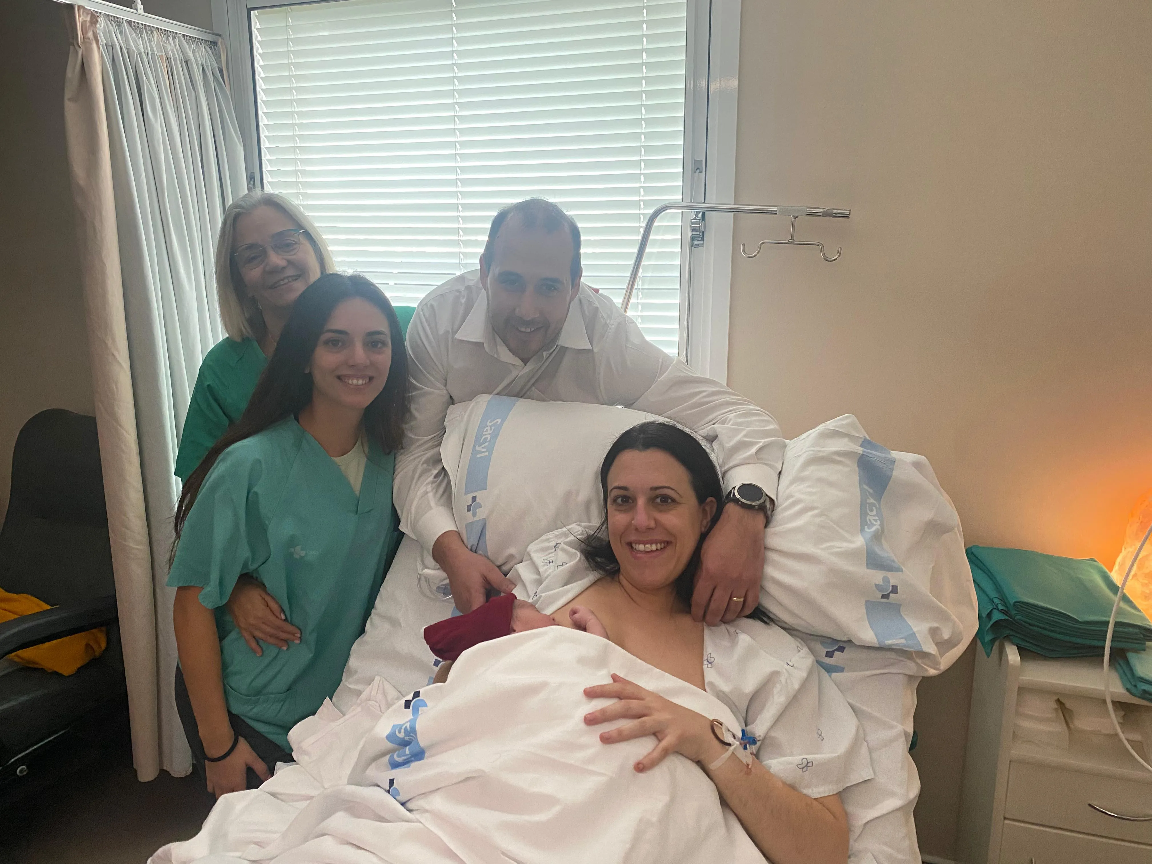 David, el primer bebé de 2024 en Burgos