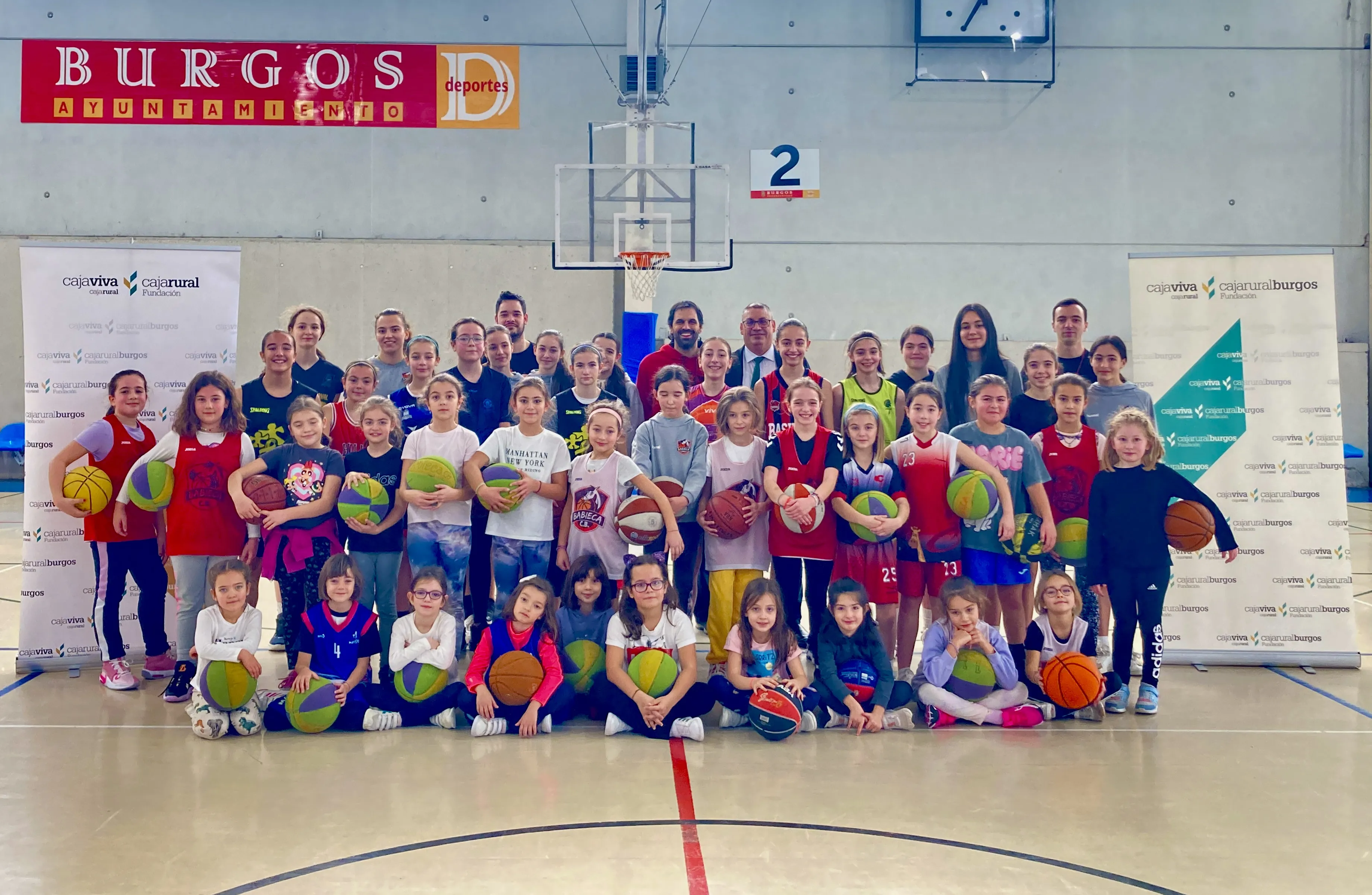 Baloncesto Burgos: Éxito de participación en el Campus de Navidad del CB Babieca y Fundación Caja Rural