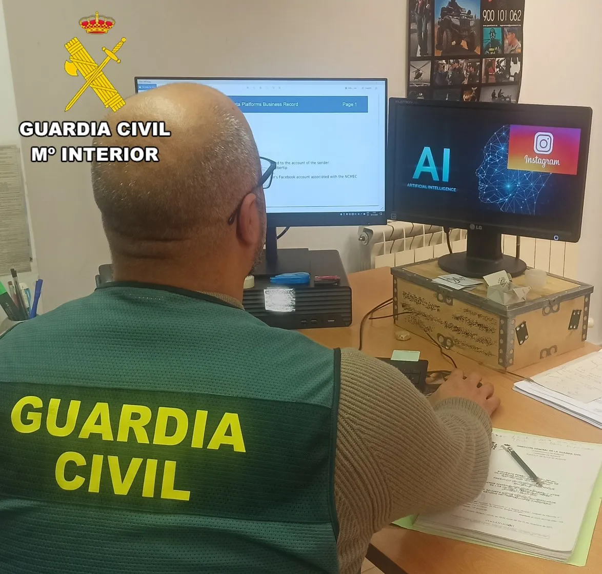 La Guardia Civil investiga a un menor por revelación de secretos