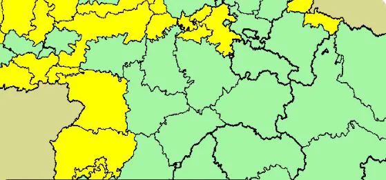 Aviso amarillo por rachas fuertes de viento durante las próximas horas en Burgos