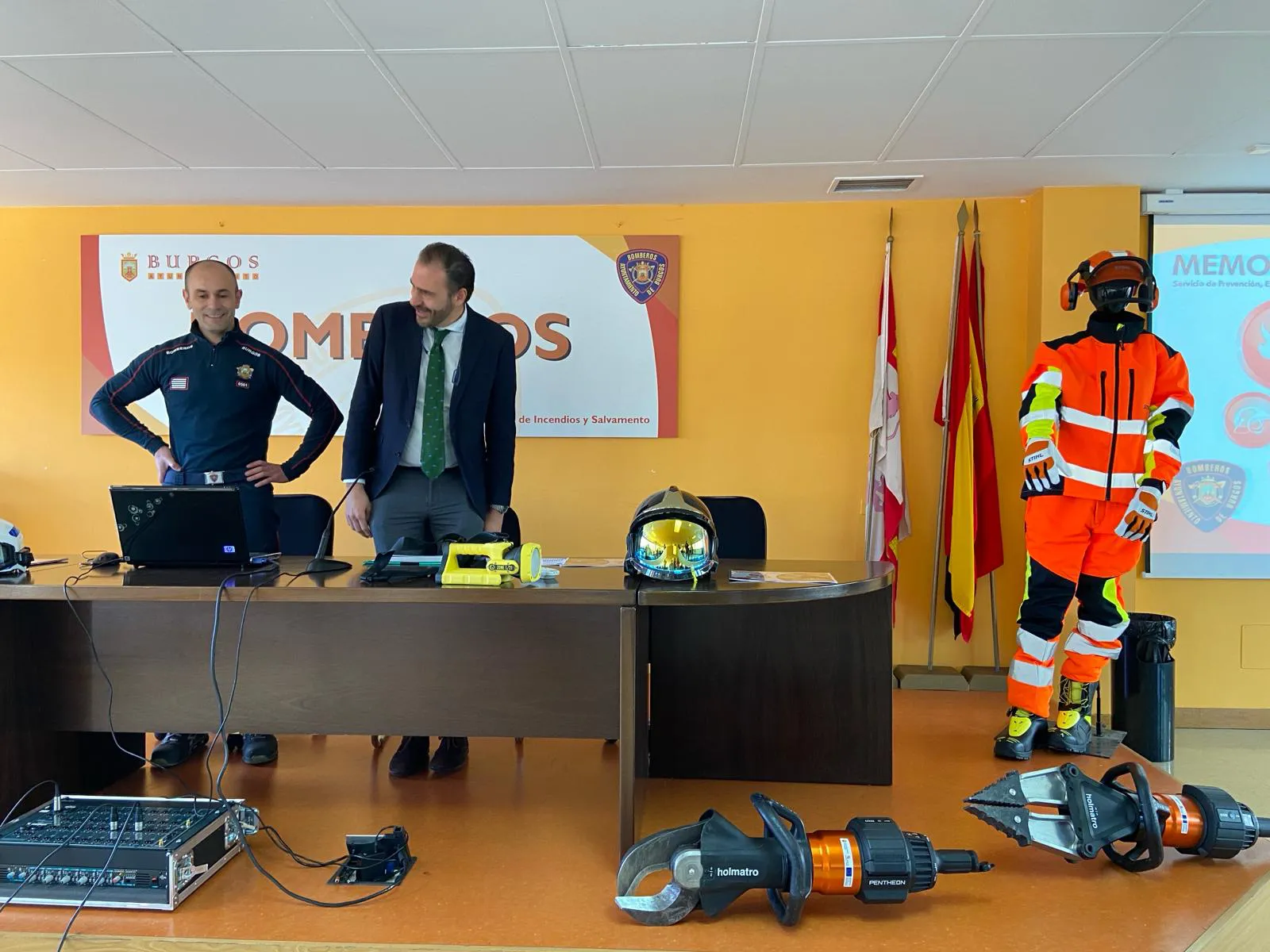 La Memoria de Bomberos de Burgos del año 2023 refleja un importante aumento en el caso de incendios en viviendas