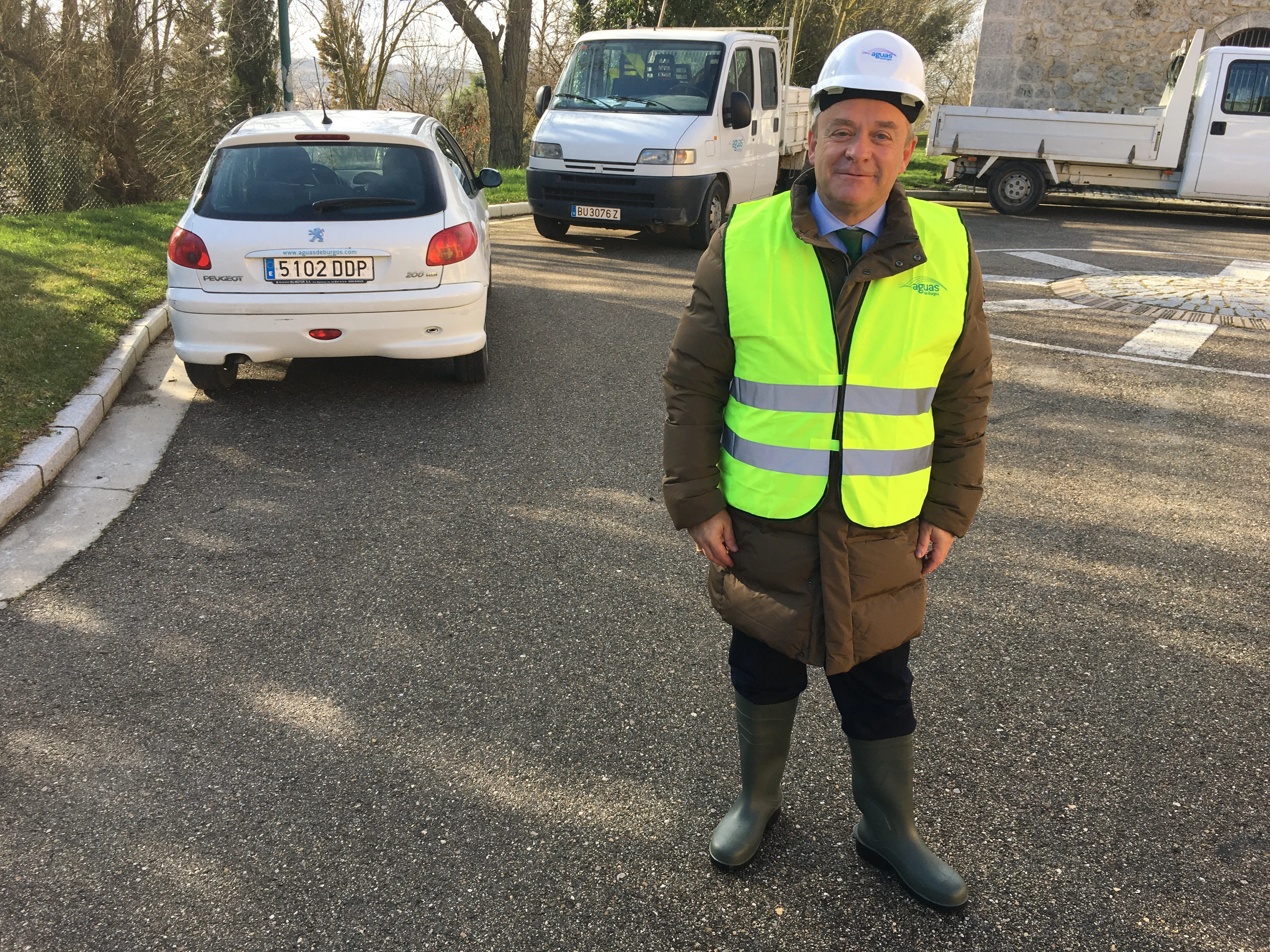 Aguas de Burgos realiza anualmente la limpieza de todos los depósitos que abastecen a la capital