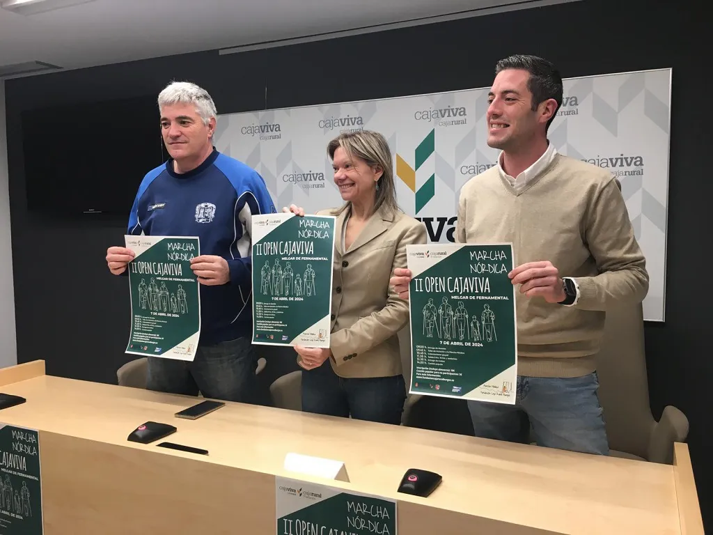 Todo preparado para la celebración del II Open Marcha Nórdica Cajaviva