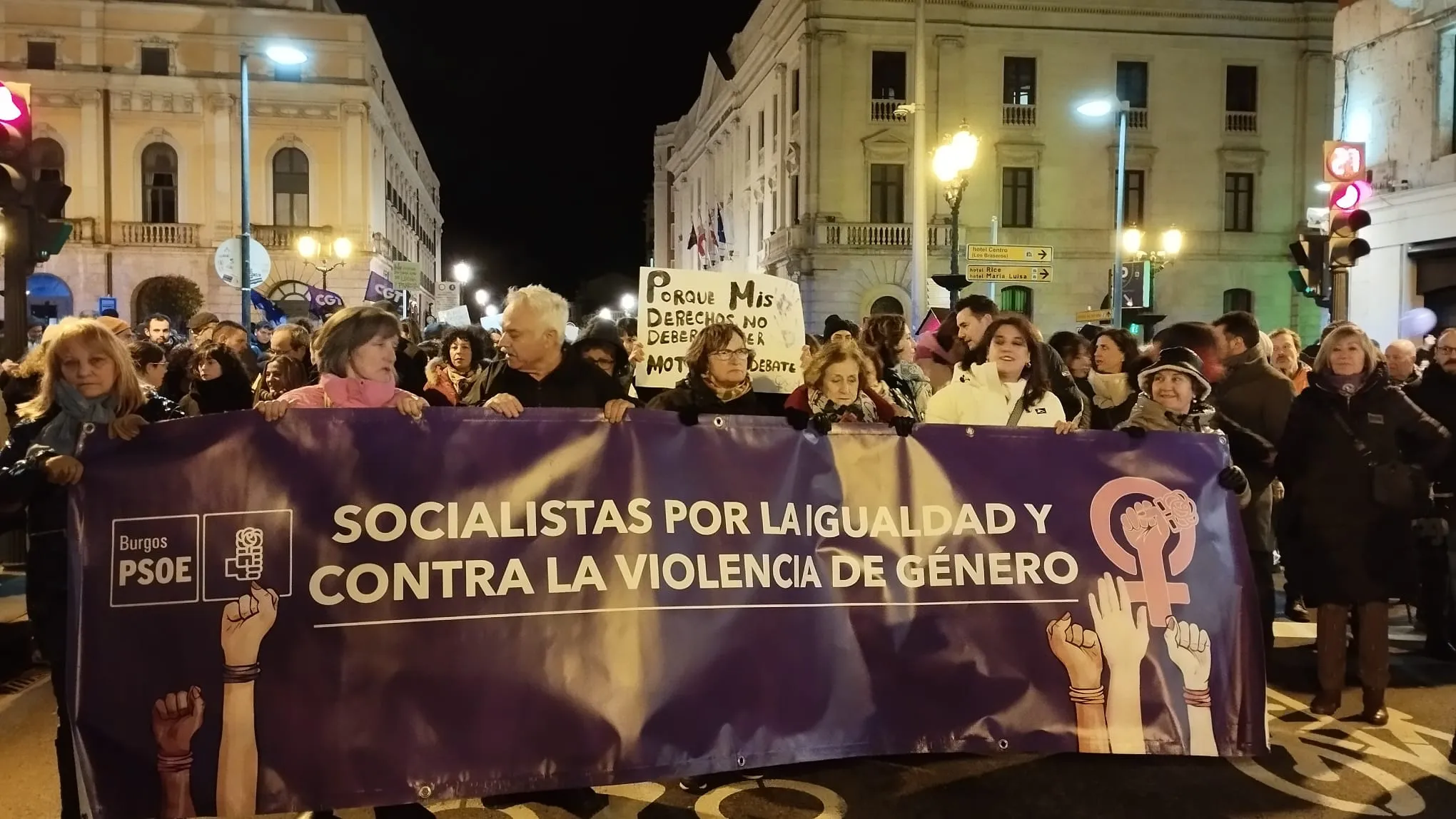 Más de 5.000 personas claman por la igualdad en Burgos