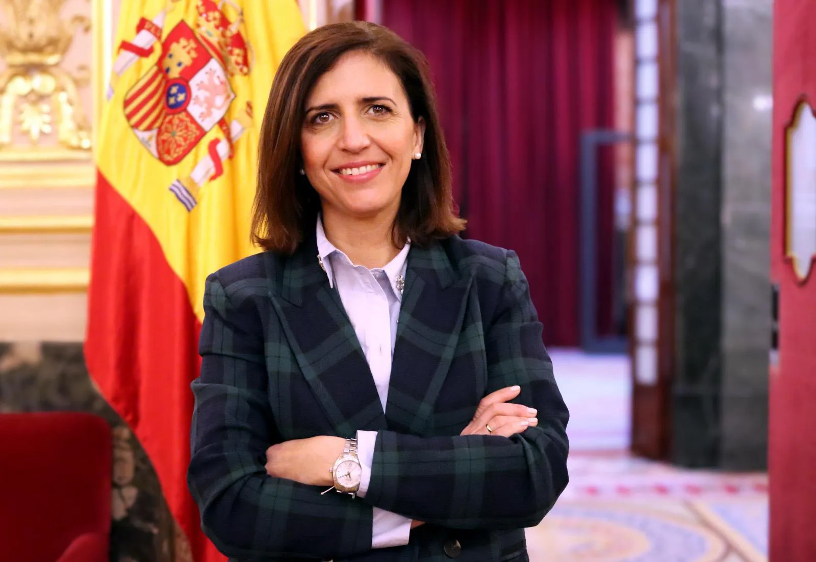 Esther Peña, presidenta de la Comisión de Transportes y Movilidad Sostenible del Congreso
