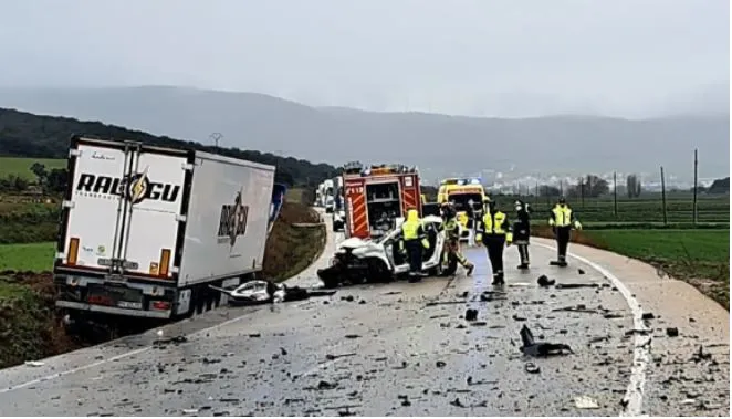 Accidente con dos fallecidos en Ágreda