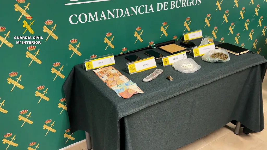 Desmantelan dos puntos de venta de droga al menudeo en Burgos y Bilbao