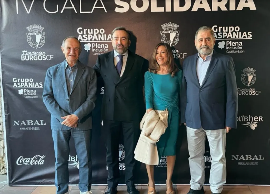 La IV Gala Solidaria del Burgos CF vuelve a batir todos los récords en favor de Aspanias