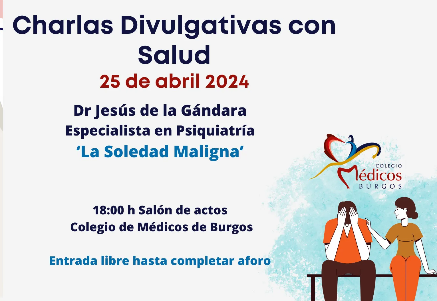 Sociedad y Vida Burgos: El psiquiatra Jesús de la Gándara analiza los efectos sociales de la soledad