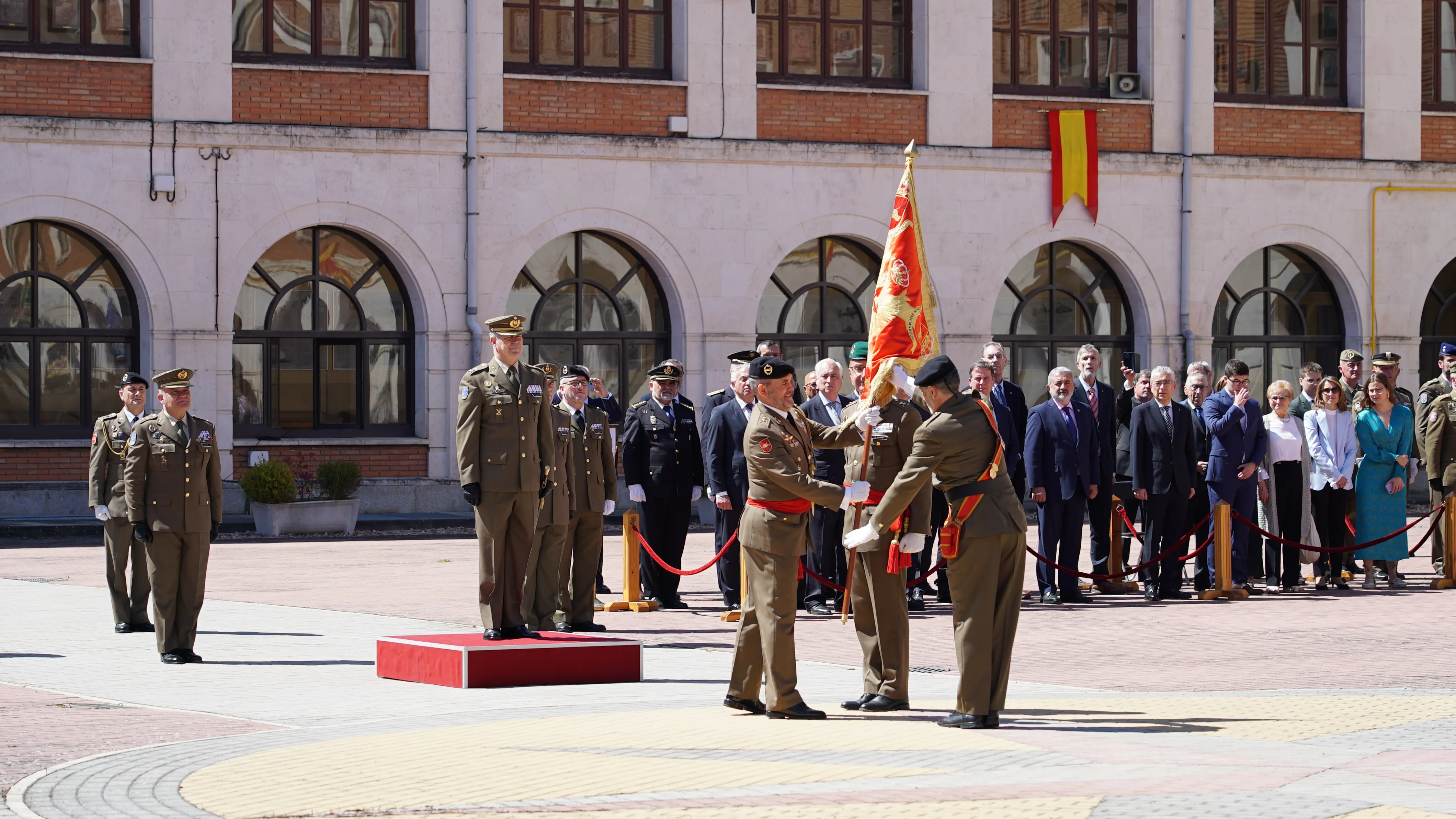 Entrega de Mando al General Mariano Arrazola Martínez como Jefe de la División San Marcial