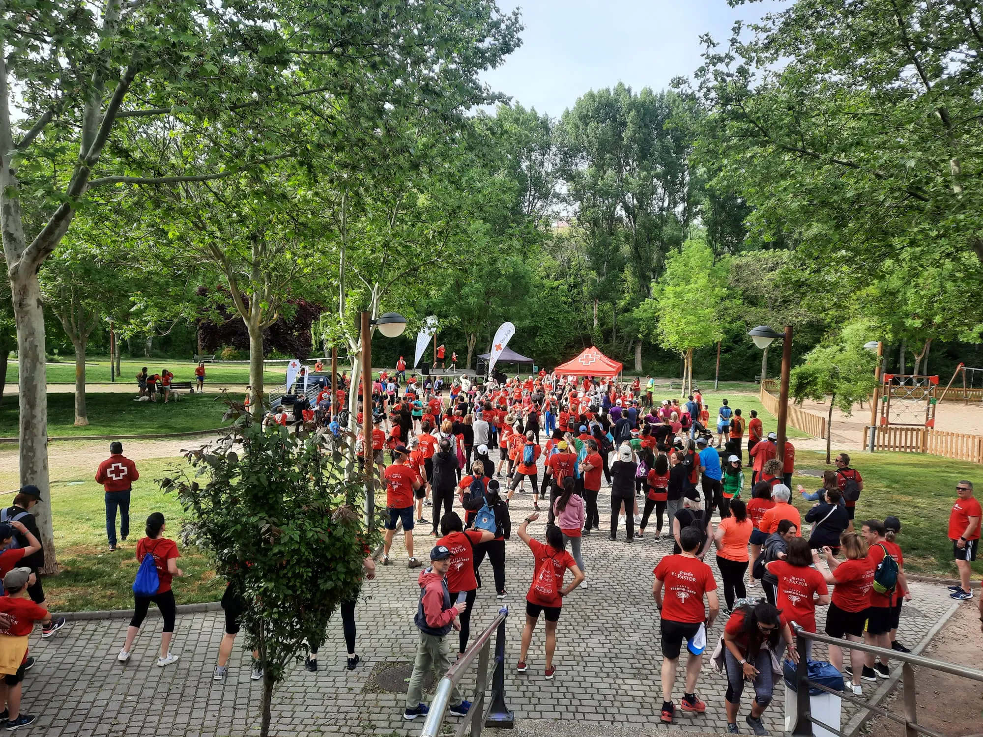 Aranda de Duero Burgos: Más de 500 personas suman solidaridad en Aranda de Duero en la XXXIII Marcha Solidaria Cruz Roja