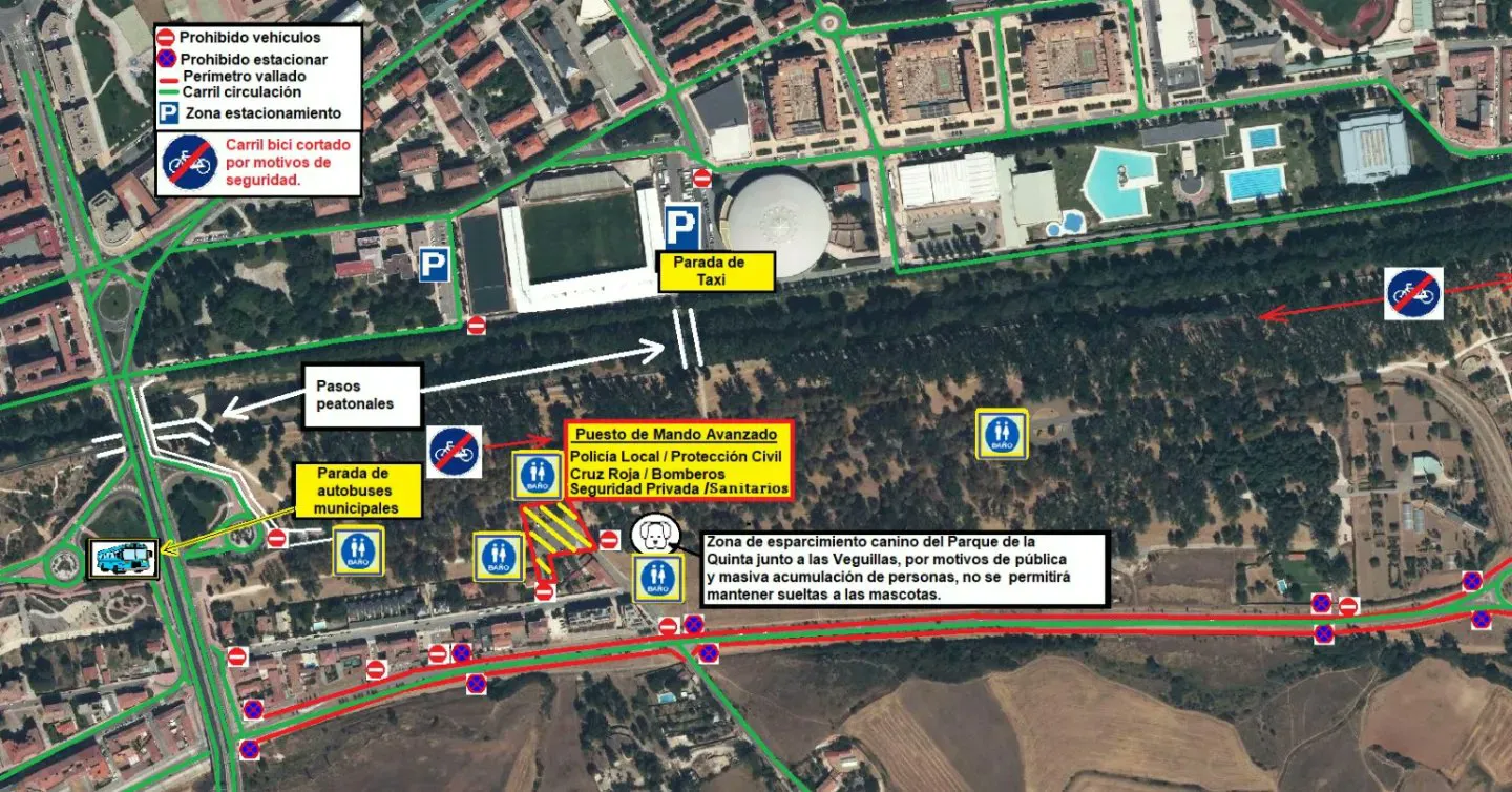 Controles de estacionamiento y cortes de tráfico con motivo de la Jira del Curpillos en La Quinta