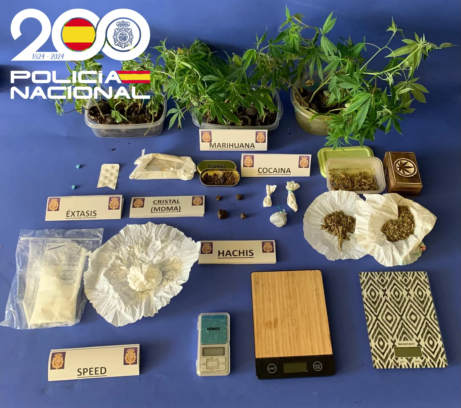 La Policía Nacional de Burgos detiene a tres hombres por tráfico de drogas