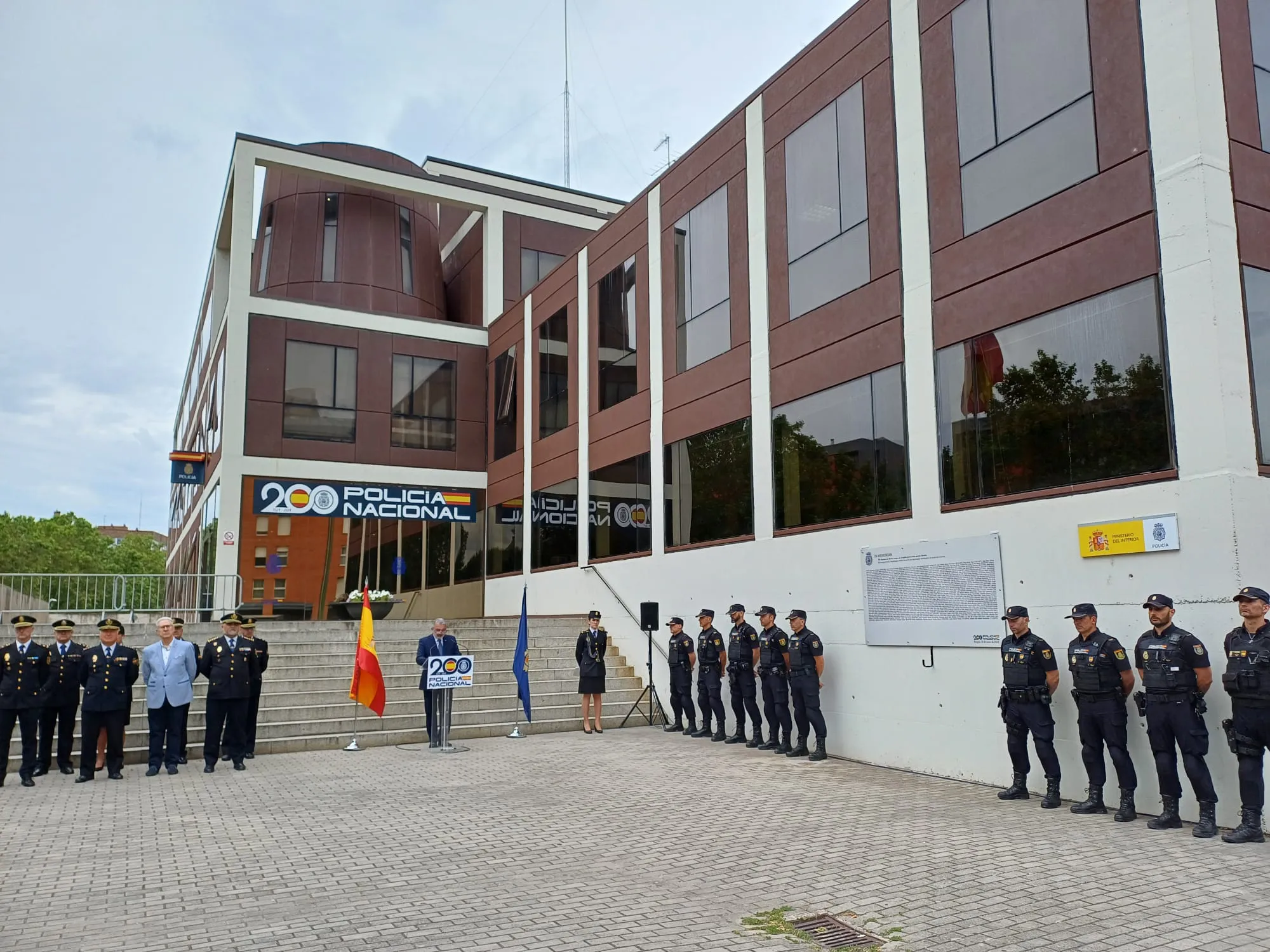 La Policía Nacional de Burgos recuerda a sus fallecidos por terrorismo