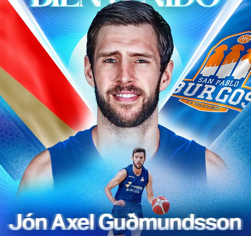 Jon Axel Gudmundsson se incorpora al San Pablo Burgos