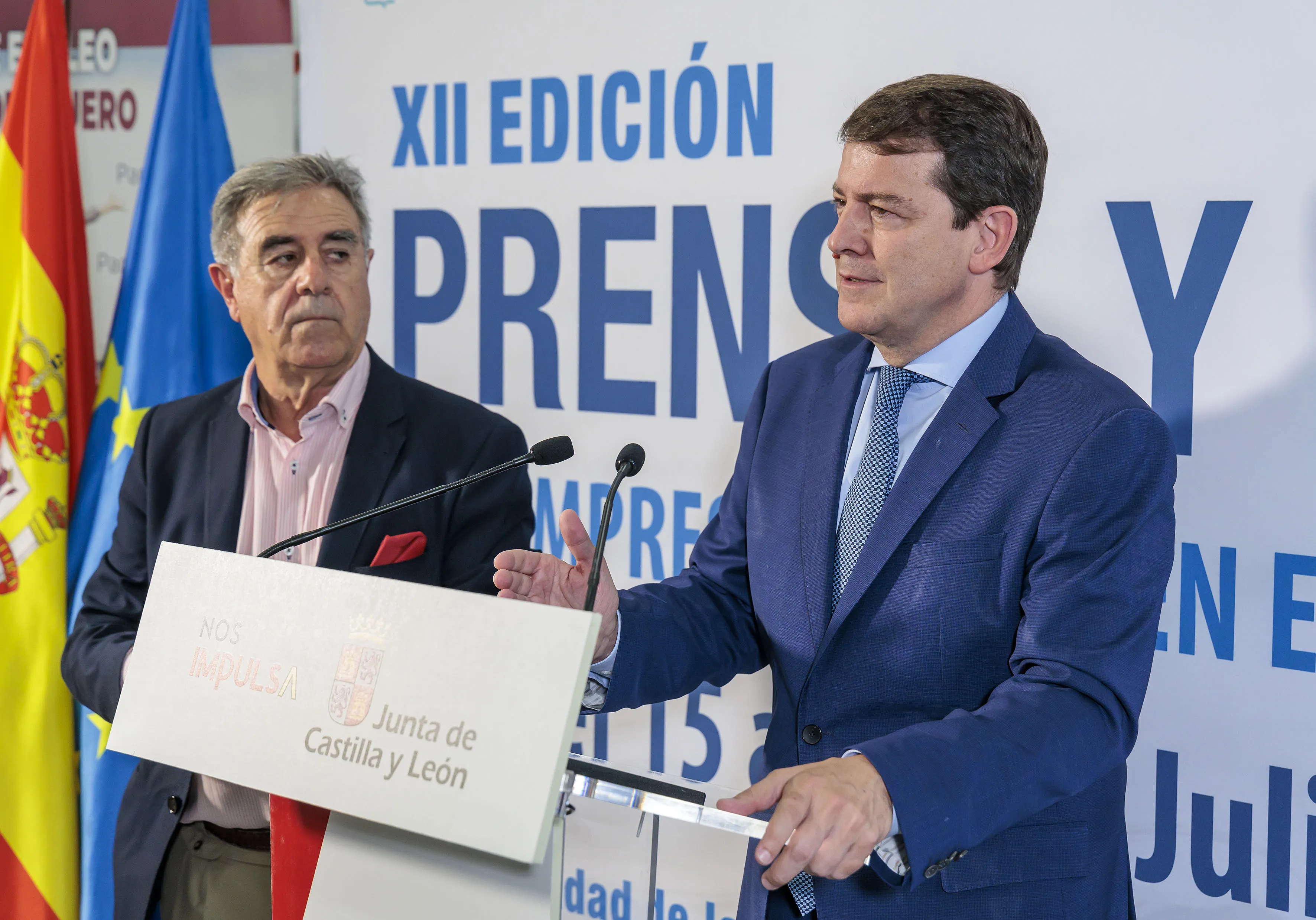 Mañueco destaca el incremento del 11,7 % en las exportaciones de Castilla y León, el tercero mayor de España, frente al descenso nacional del 2,3 %