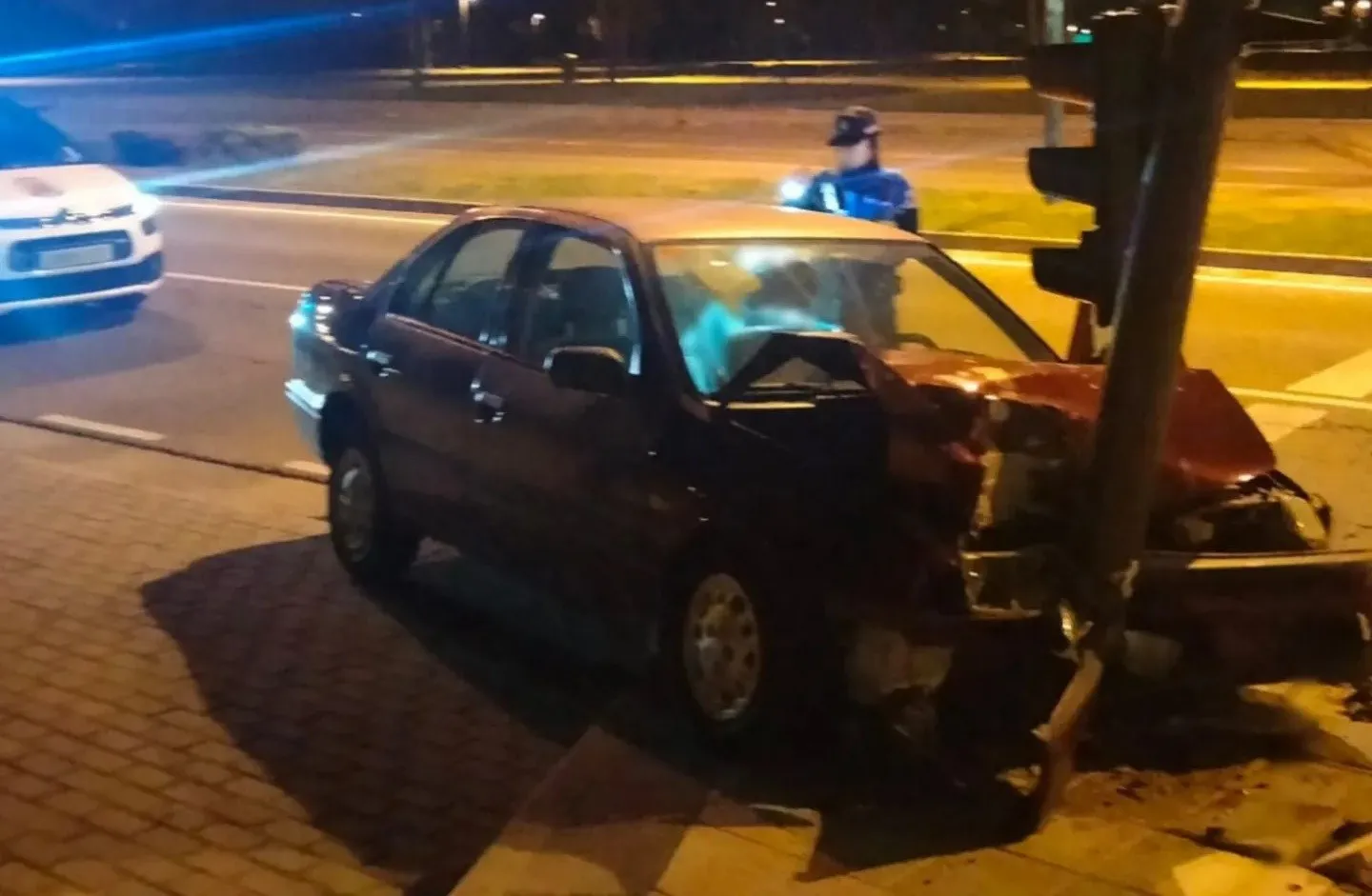Dos accidentes viales en Burgos en la madrugada del domingo