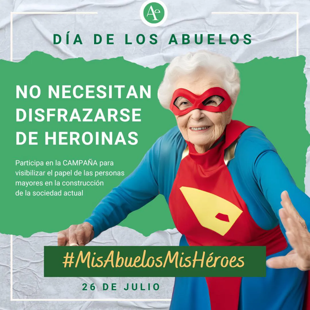 Sociedad y Vida Burgos: La campaña para dar visibilidad a las personas mayores en RRSS: #MisAbuelosMisHéroes