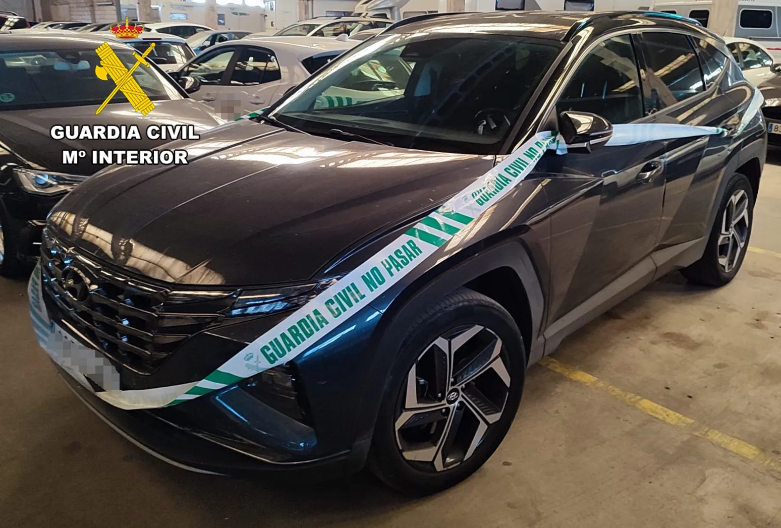 La Guardia Civil recupera en Burgos un vehículo sustraído en 2023 en la Comunidad de Madrid